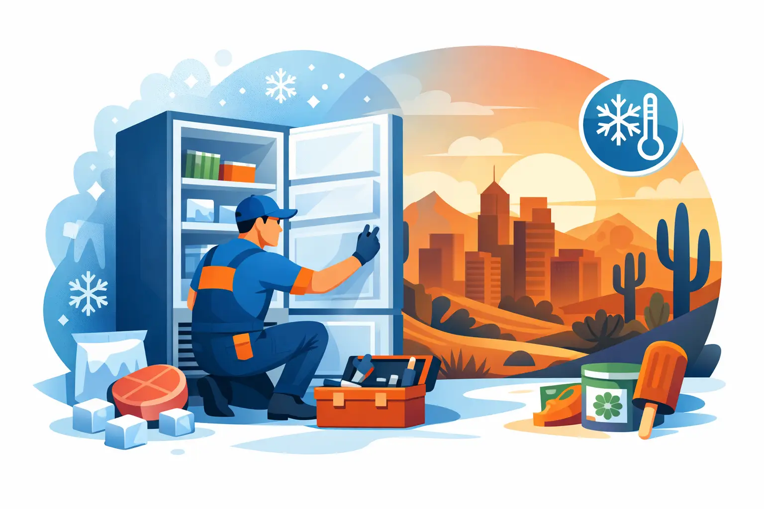 Freezer Repair Phoenix AZ for Food-Saving Fixes