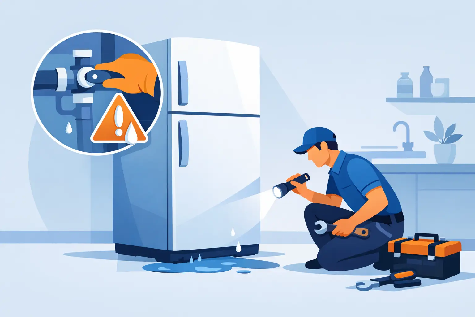 How to Troubleshoot Refrigerator Leaks Safely