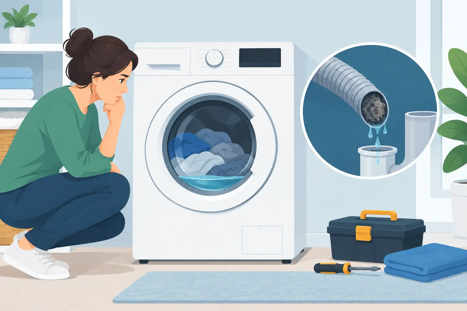 Washer Won't Drain? Find the Cause and Fix