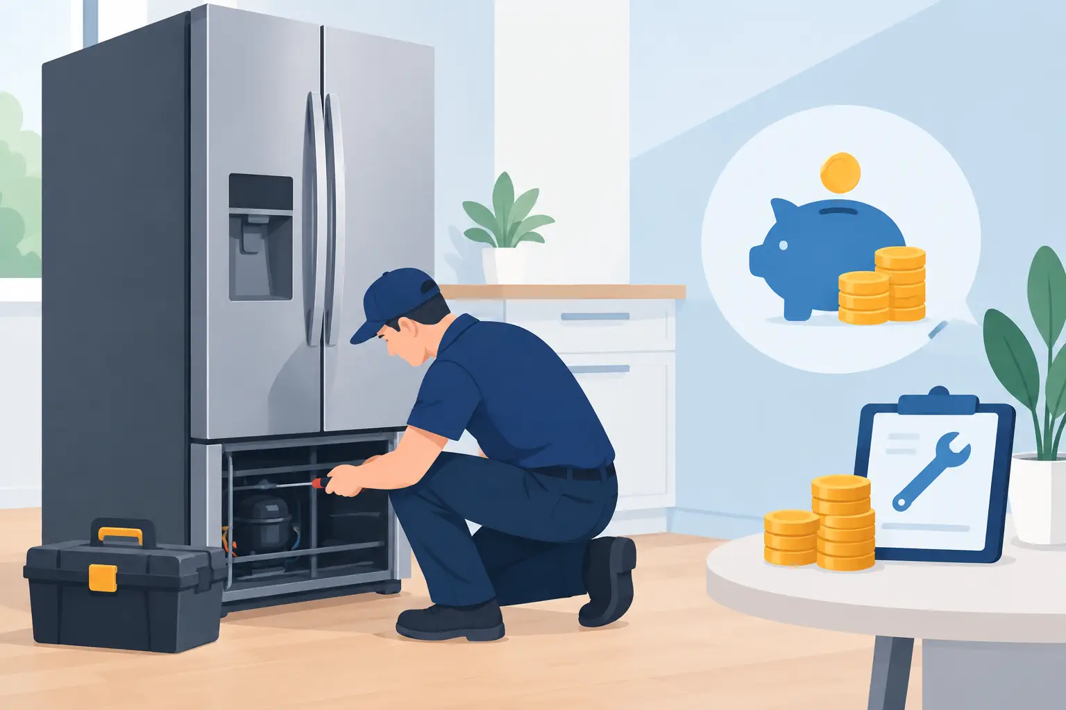 What Refrigerator Repair Cost Looks Like